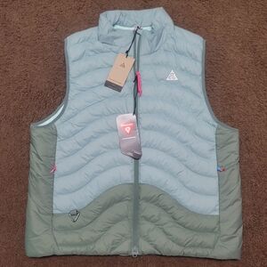 Nike ACG Mens Therma-FIT ADV Vest Lava Flow Cannon Mint Foam HV0605-017